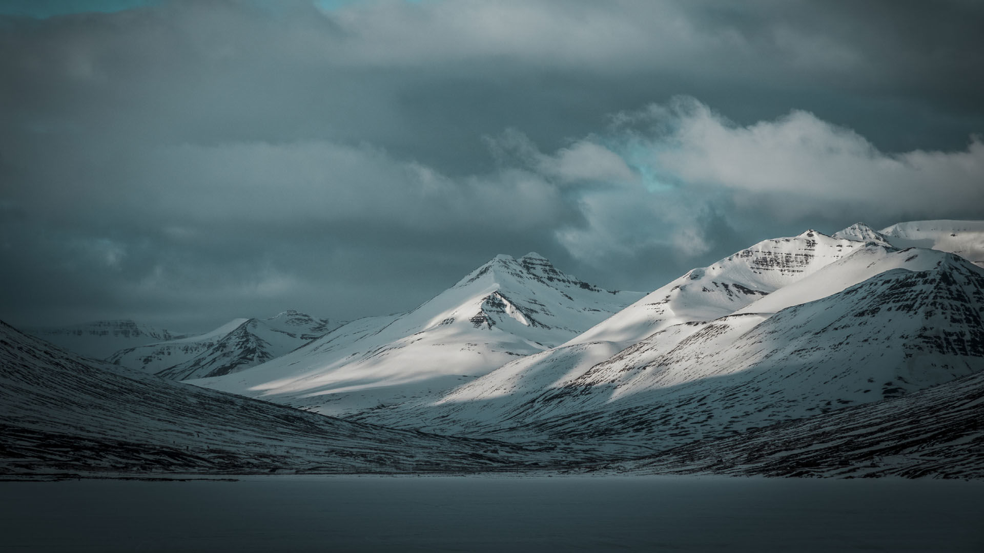 Blick Von Der Skitouren Lodge In Island